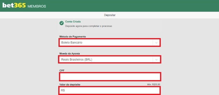 bet365 depositos