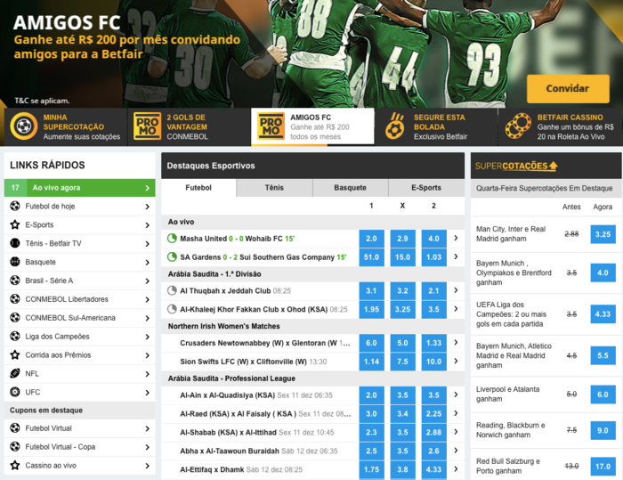 betfair apostas ao vivo