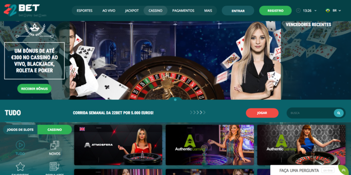 22bet casino