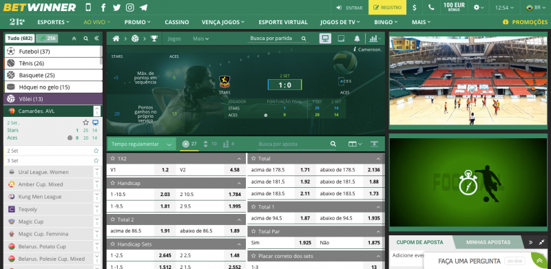 ao vivo betwinner