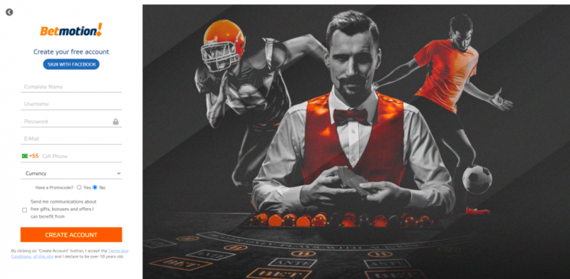 betmotion app registro