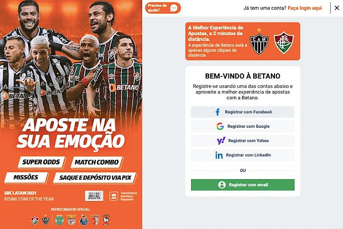 betano cadastro